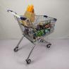 Buy cheap European Style 125L Supermarket Metal Shopping Trolley Anti Theft With 4" PU Wheels from wholesalers