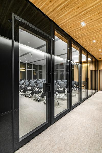 Buy cheap 85mm Thick Movable Glass Partition Walls For Office / Commercial Space Customizable Design from wholesalers
