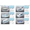 Buy cheap Rectangular Bubble Massage Bathtub Freestanding Massage Bathtub 1700mm 1800mm Length from wholesalers
