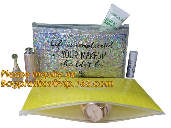 Custom Zip lockkk zipper bubble bag/bubble slider bag,Shielding Bag Aluminum Foil Bag Metallized Foil Bag Nylon Vacuum Bag