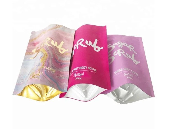 custom printed zipper food pouch reusable mylar k plastic packaging bags