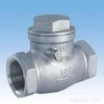 stainless steel screw awing check valve;check valves;NPT;bspt;200WOG;screw end