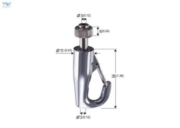 Buy cheap Safety Self - Gripping Hook Zinc Alloy Adjustable Cable Gripper Hanger from wholesalers