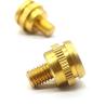 Buy cheap Anodized CNC Brass Parts High Precision Knurled Thumb Screws Customized from wholesalers