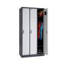 Buy cheap Vertical Clothes Cabinet Steel Locker 3 Door Metal Wardrobe from wholesalers