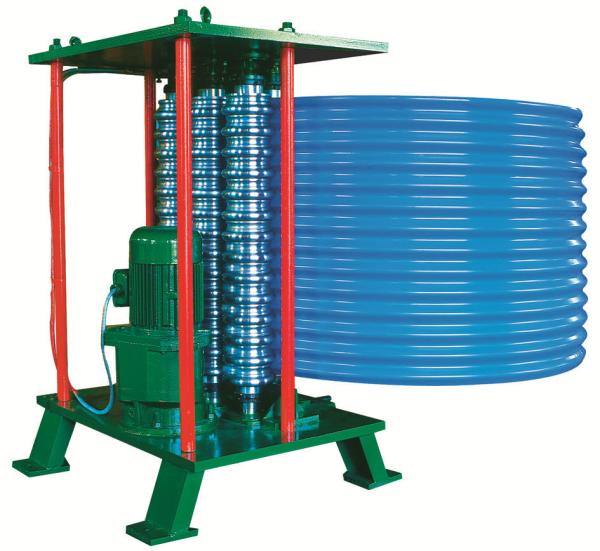 0.3-0.8mm Galvanized Steel Corrugated Roofing Sheet Curving Machine With 11kw