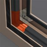 Stainless Steel Screen Netting Broken Bridge Aluminum Casement Window for Living