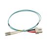 Buy cheap Duplex PC UPC LSZH Single Mode Fiber Patch Cord / Fiber Optic Jumper Cable from wholesalers