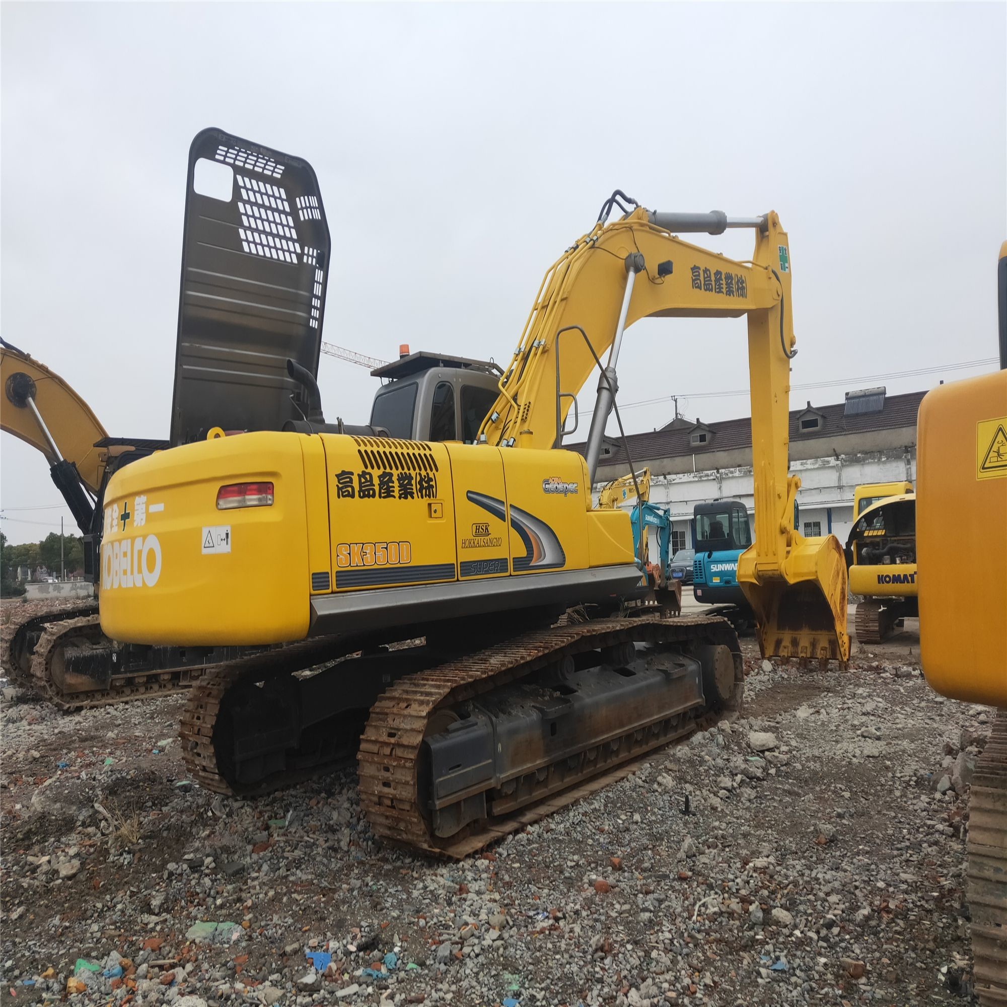 Used Kobelco SK350D Large Crawler Excavator, 35-ton Class
