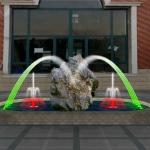 Buy cheap Program Color Changing LED Pool Fountain Stainless Steel 304 from wholesalers