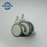 5 Inch Swivel Medical Twin ICU Hospital Bed Caster Wheels With Brake