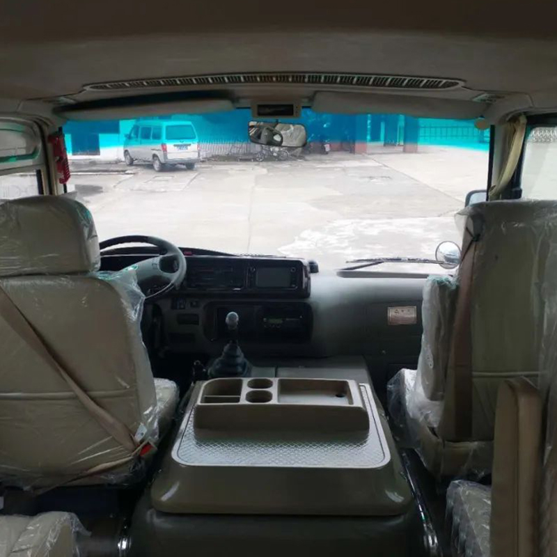 Durable Diesel Toyota Coaster Bus with Euro 5 Emission Standard Wheel Base 3720