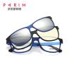 Buy cheap Unisex Red Blue Clip On Dark Glasses Optical Frames Men Women Fashionable from wholesalers