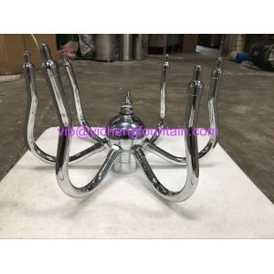 Buy cheap Twist Revolving Effect Pond Fountain Nozzles Brass With Chrome Material from wholesalers