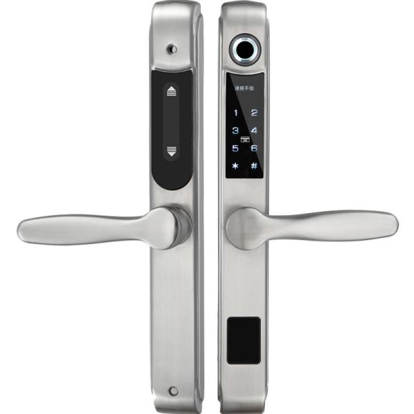 Buy cheap AAA Batteries Powered Aluminum Frame Smart Fingerprint Door Lock from wholesalers