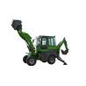 Buy cheap CE Approved Excavator Backhoe Loader 4WD Backhoe Wheel Loader Green Black from wholesalers