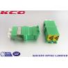 Buy cheap Single Mode Optical Fiber Adapter Duplex Auto Shutter LC/APC LC/UPC Without Flange from wholesalers