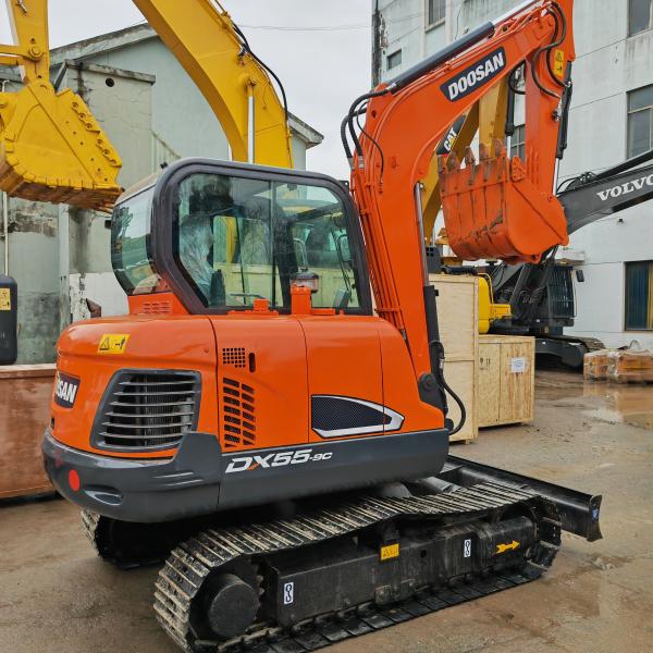 Buy cheap 5.5 Ton Mini Used Doosan Dx55 Used Excavator 0.75m3 Bucket Capacity from wholesalers