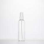 Transparent Round PET Plastic Spray Bottle For Daily Cleaning