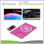 Custom Full Color Printed Business Card USB Flash Drive Plastic Pendrive Popular