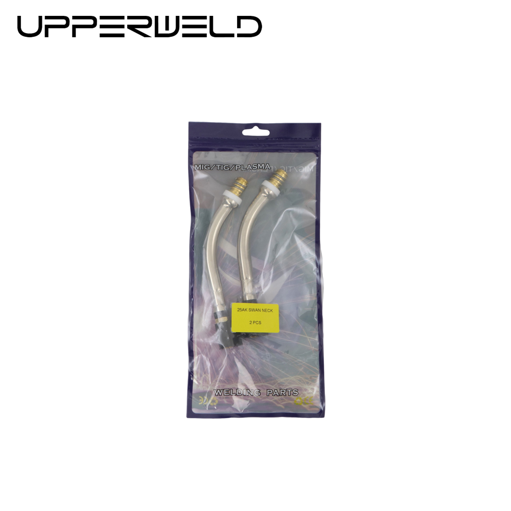 25KD Swan Neck Water Air Cooled Gas Mig Torch Accessories For OEM Welding
