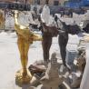 Buy cheap Bronze Statue Greek Grape Goddess Metal Naked Girl Garden Sculpture Life Size Outdoor Decoration from wholesalers