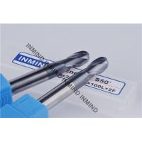 Buy cheap 8 mm AOL 150 mm Black Surface Extra Long Carbide End Mills For Milling Quenching product