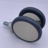 Buy cheap 5 Inch Twin Polyurethane Caster Wheels For Trolley Medical Equipment from wholesalers