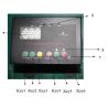 Buy cheap 25 Lamps Remote Control Vehicle Mounted Used Arrow Board Lens Diameter 100mm yellow color steel housing 13 kinds of working mode from wholesalers