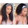 Buy cheap Silk Scarf 10A Headband Hair Wig Glueless Human Hair Wigs Deep Wave from wholesalers
