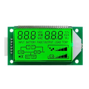 China Green Backlight TN LCD Module , inverter Ups Lcd Display 7 segment on sale