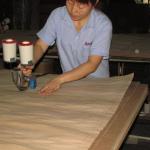 Natural Teak Crown Wood Veneer Fancy Plywood Board Mdf Chipboard Furniture Base
