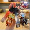 Buy cheap Easy Carrying Toys Keychain Metal Mini Bear Keychain With Light Fashion Compact Size from wholesalers