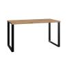 Buy cheap Contemporary Single Office Computer Desk Wood Desk Metal Legs from wholesalers