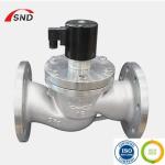 Stainless Steel Flange Connection Electric Water Fluid Solenoid Valve GB/12224