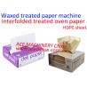 Buy cheap Interfolded Paper Folding Machine For Wax Paper Oven Baking Paper Nonstick Parchment Paper from wholesalers