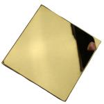 Kitchenware Inoxidable SS Coloured Sheet , Anti Oxidation Gold Stainless Steel