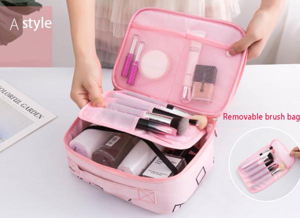 Web celebrity makeup bag girl small portable travel storage bag and cosmetic box