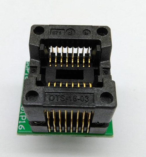high quality SOP-16 -DIP for IC tester socket programmer ,adapter with 8.5mm distance narrow body SMT
