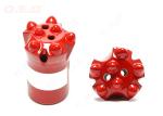 Red Colors Small Rock Drill Bits , Tungsten Carbide Rock Bits Dia 41mm