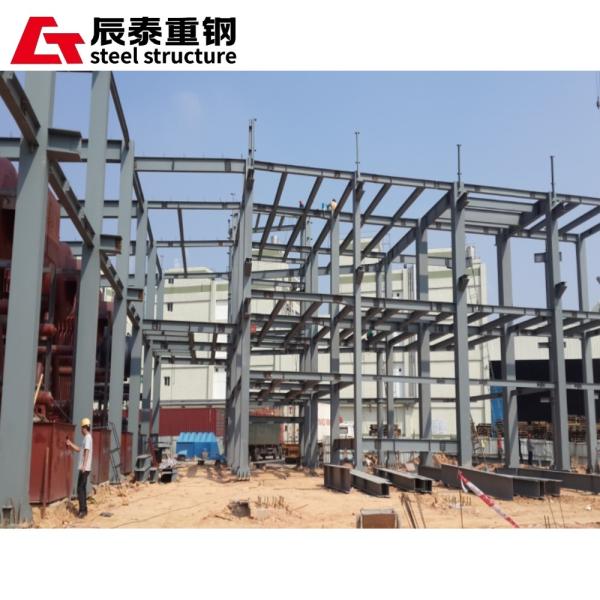 Buy cheap Solid Metal Frame Building Construction Multi Storey Steel Structure Industrial Warehouse from wholesalers