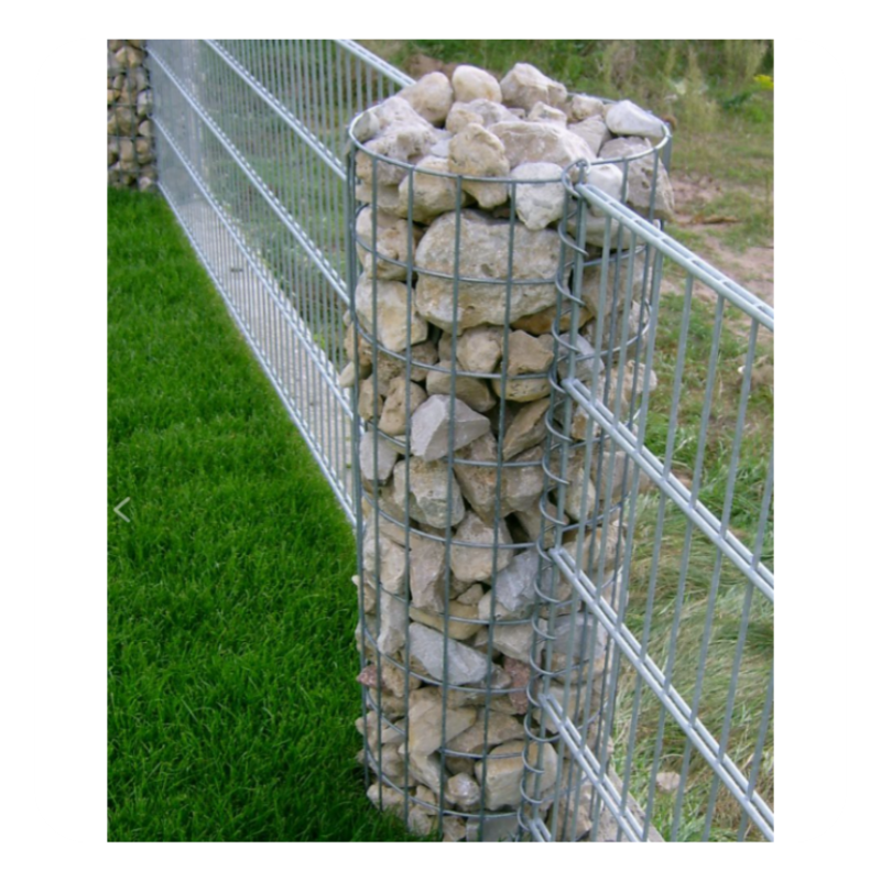 1x1x2 and 2x1x1 Sizes Welded Wire Mesh Gabion Retaining Wall Cage for Ocean Protection