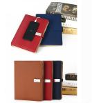 Ultraportable Notebook Luxury Corporate Gifts With Powerbank And USB Reusable