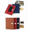 Buy cheap Ultraportable Notebook Luxury Corporate Gifts With Powerbank And USB Reusable from wholesalers