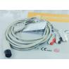 Buy cheap Generic AAMI 6 Pin 3 Lead Ecg Cable , Grabber AHA Ecg Cables And Leadwires from wholesalers