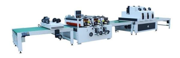 Buy cheap SPC Flat Wood Coating Machine 380V Three Phase 50-60HZ High Precision from wholesalers