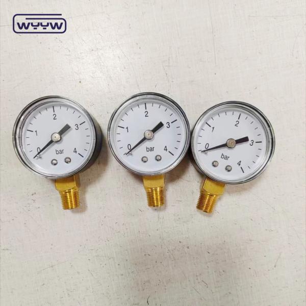 Buy cheap 40mm plastic compressed gas pressure gauge from wholesalers