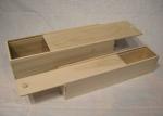 Sliding Top Rectangle Solid Wood Bamboo Gift Box, China Handmade Wooden Tool