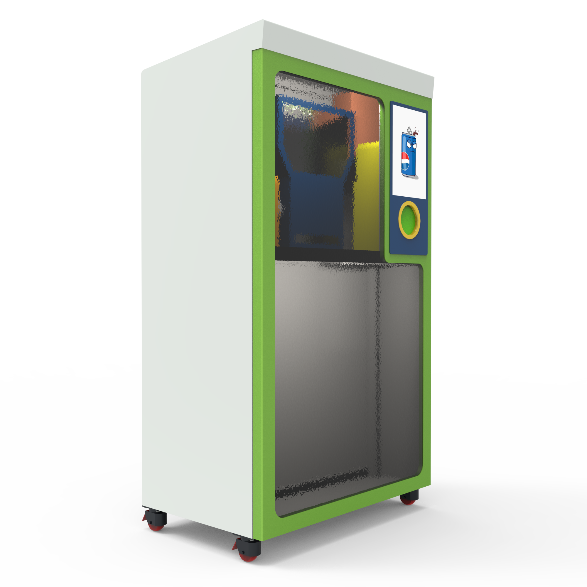Commercial Supermarket Indoor Visible Bottles & Cans RVM