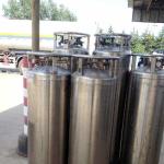 200L Low Pressure Liquid Nitrogen Tank 300 Liters Building Valve Transportable